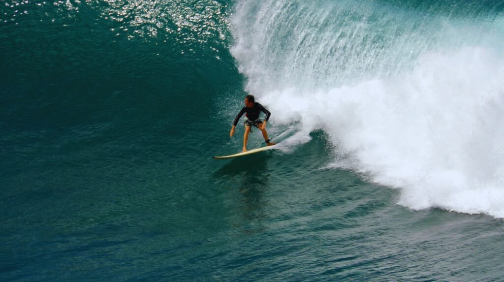 Surfing in Hawaii